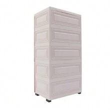YUNRUX Drawer Storage Cabinet - Pink - View 7