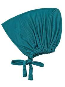 1 pieza Gorra interior para mujer, gorro turbante hiyab Amira, sólido elástico en la barbilla, accesorio de velo diario para ropa Abaya - A - Ver 14