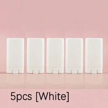 5pcs Deodorant Container Oval Empty 0.5oz 15ml - Twist-Up Refillable Plastic Tube For DIY Deodorants - Clear - View 6