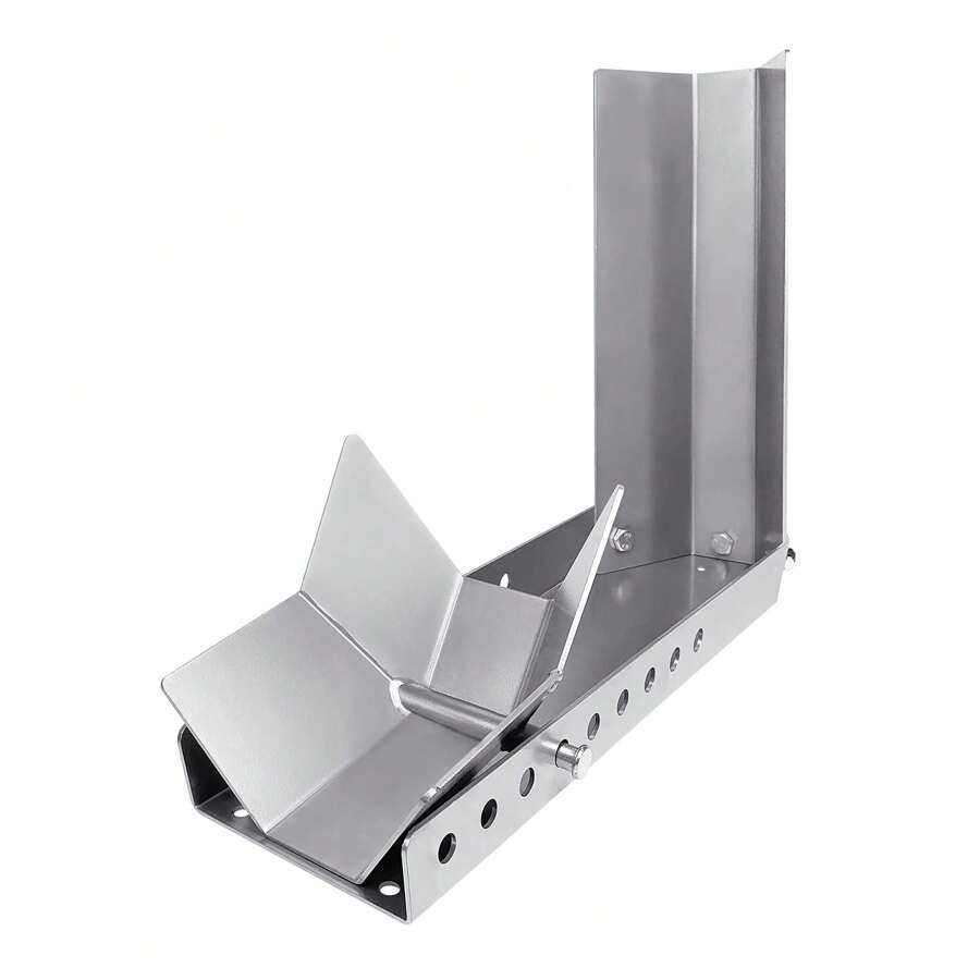 Froadp Motorcycle Kickstand Adjustable Motorcycle Kickstand With 3 Anchor Bolt Holes Motorcycle Rocker Trailer Loading Aid Front Wheel Clamp Transport Bracket Wheel Rocker - Silver - View 1