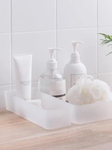 5 Pieces Set /10 Pieces Set Frosted Plastic Drawer Organization, 3 Size Desktop Drawer Divider Organization And Storage Box Cosmetics, Jewelry, Gadgets, Bathroom, Kitchen, Office, Bedroom, Vanity,For Holiday Beach, Bathroom Collection, Bedroom Collection, Large Capacity