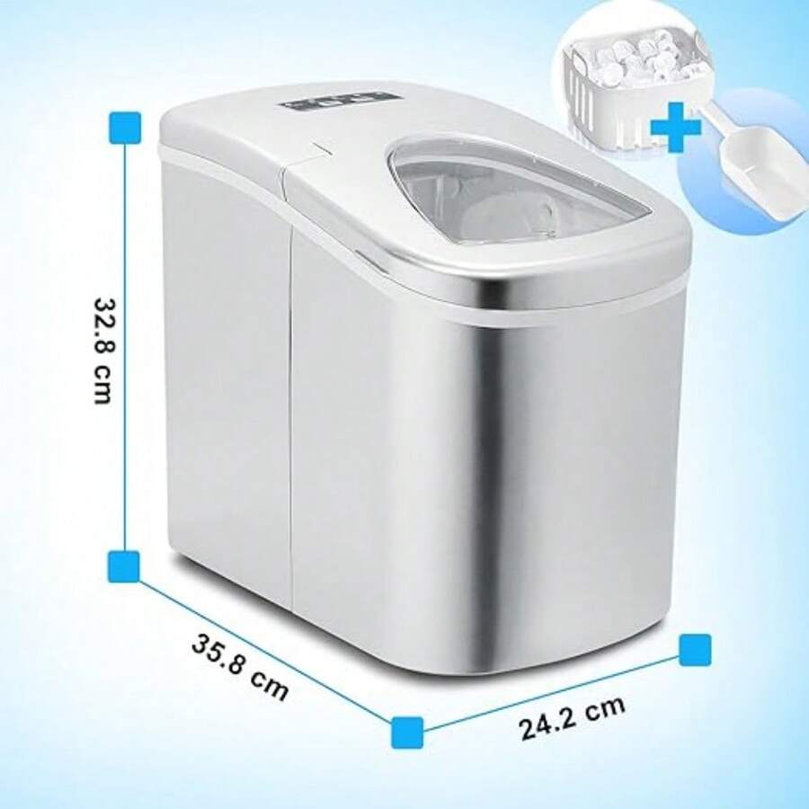 SMAD Smad Ice Maker Machine, Ice Cube Maker Counter Top Ready In 68