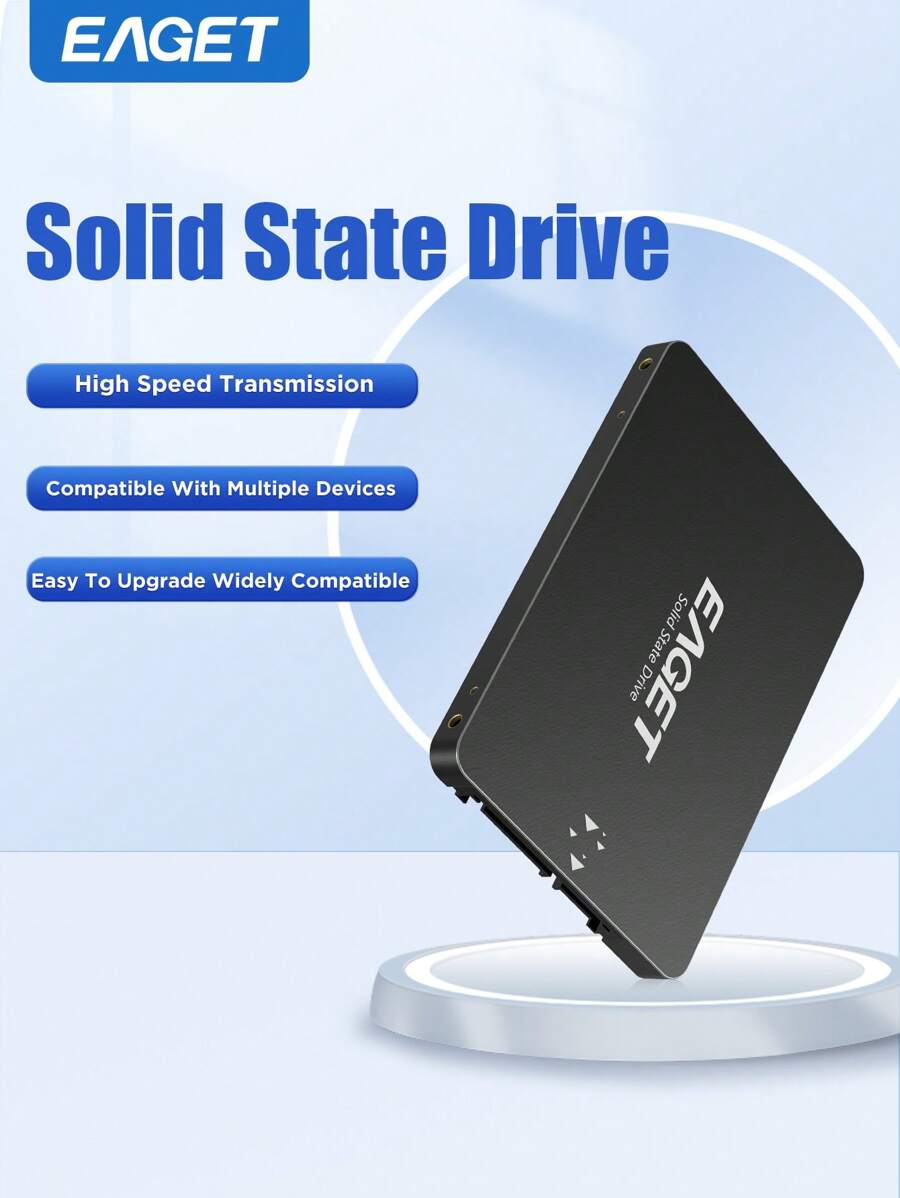 Portable SSD,480GB SSD Internal Solid State Hard Drive 2.5inch SATA III Internal SSD , Up To 550MB/S Upgrade PC Or Laptop Memory And Storage For IT Pros, Creators, Everyday Users