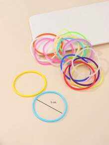 20/40/60/100 件/套简约夜光可调节波西米亚风格手链，适合男女通用、节日、摇滚音乐礼物 - 彩色 - 查看 3