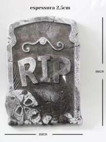 Halloween Party Decoration Ornament Tombstone Styrofoam Or Plastic Decorative Halloween Horror Decoration Halloween - 查看 6