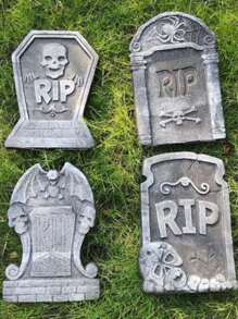 Halloween Party Decoration Ornament Tombstone Styrofoam Or Plastic Decorative Halloween Horror Decoration Halloween - 查看 3