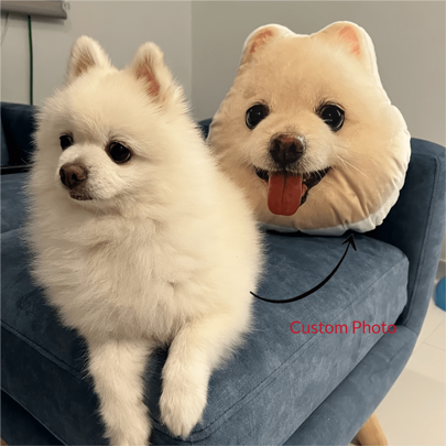 Customized Pet Head Pillow - Double-Sided Printed, Hand Washable, Modern Casual Style, Zipper Closure, Polypropylene Filling, Polyester Cover, Digital Printing, Decorative Multi-Purpose Cushion Christmas Gift Washable,Lightweight,Breathable, Funny,Cute,Love,Soft,Comfortable Custom,Unique,Personalized Ideal Gifts For Him,Ideal Gifts For Her,Ideal Gifts For Boyfriend,Ideal Gifts For Girlfriend,Ideal Gifts For Dad,Ideal Gifts For Mom,Ideal Gifts For Friends,Ideal Gifts For Family Him,Her,Boyfriend,Girlfriend,Dad,Family,Mom,Friends For Anniversaries,For Graduation,For Housewarming,For Weddings,For Birthdays Car,Sofa,Tea Room,Living Room,Customized Decorative Pillows