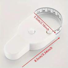 1pc 60IN/1.5m Auto-Retract Ruler - Simple & Stylish, Waist Measurement Tape, Portable Retractable Height Measure Tool, Industrial Sewing & Cutting Ruler Gym Accessories, Deporte, Gimnasio, Ejercicio En Casa, Maquinas De Gimnasio, Entrenamiento En Casa