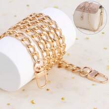 Metal Purse Chain Strap Handle Replacement Chain Handbag Shoulder Cross Body Bag Chain Accessories For Bag Purse Keychain Charms - Gold - View 3