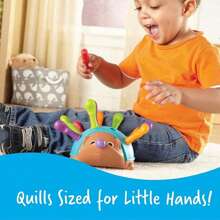 1 件學習資源,蒙特梭利感官玩具,兒童聖誕襪,刺蝟形狀嬰兒訓練精細動作技能和注意力,嬰兒手眼協調,早期教育玩具,適合 18 個月以上 - 彩色 - 查看 4