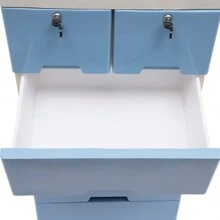 YUNRUX Drawer Storage Cabinet - Blue - View 9