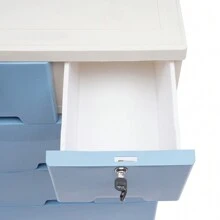 YUNRUX Drawer Storage Cabinet - Blue - View 7