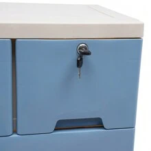 YUNRUX Drawer Storage Cabinet - Blue - View 8