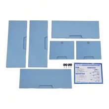 YUNRUX Drawer Storage Cabinet - Blue - View 10