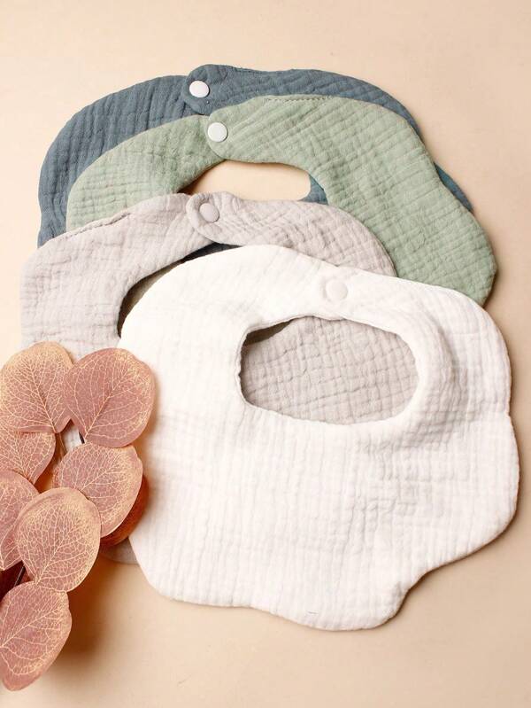 طقم مكون من 4 قطع بيبي بيب بنمط سحاب ملون بشكل حلوى، مناسبة للاستخدام اليومي