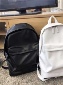 Black Backpack, Waterproof & Portable, Suitable For Travel, Work, Gym, Outdoor, Casual Nylon Design, Fit For Students, Men, College Students, Teenagers, High School, University Essential - Black - View 8