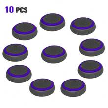 TOPWOLF Silicone Rubber Cap Thumb Grip For X-One/PS4 Controller/10 PCS Easy To Replace In Seconds - 10 - View 6