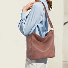Montana West Purses For Women Shoulder Purses And Handbags Hobo Bags For Women - Một màu hồng đậm - Xem 2