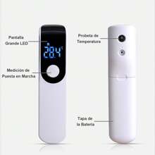 ANTSAY Infrared Thermometers, Non-Contact Digital Infrared Thermometer, Home Infrared Thermometer, Digital Infrared Thermometer Temperature Meter, Easy Portability - White - View 2