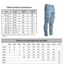 Men's Fashion Multi-Pocket Flexible Jeans - 藍色 - 查看 2