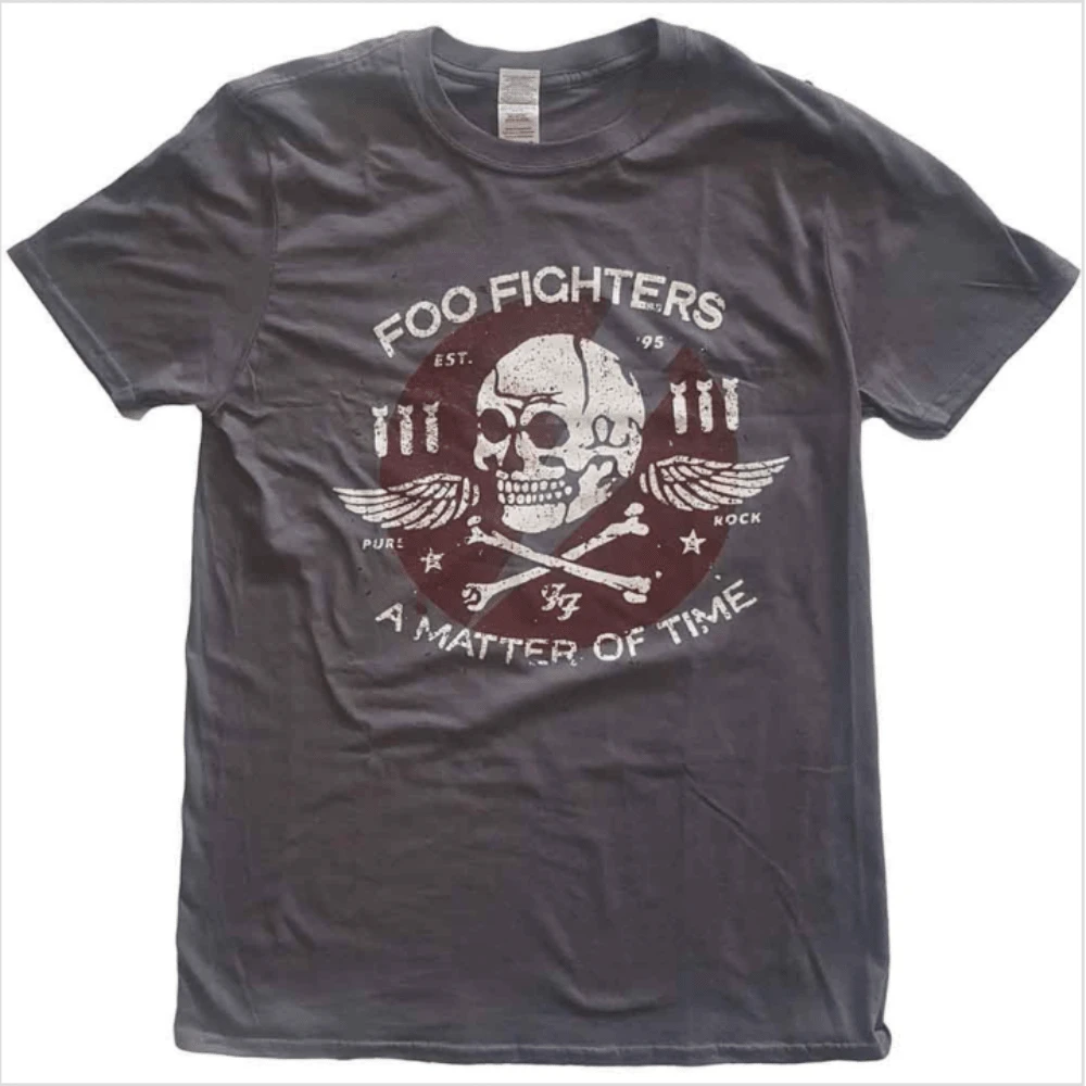 Foo Fighters | Official Band T-Shirt | Matter Of Time - 48-Hour Fast Shipping! 