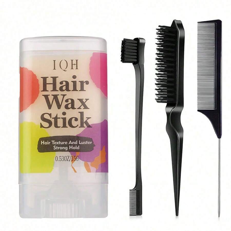 4pcs Edge Brush Hair Wax Stick Hair Pomade Stick LongLasting Styling