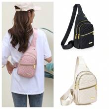 SHEIN X Milania Crossbody Small Sling Backpack Sling Bag For Women Men, Chest Bag Daypack Crossbody For Travel Sport Running Hiking