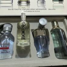 Perfume Fragancia Larga Duracion Concentración Alta Larga Duración Acuática para Hombres. Set de perfume 4 piezas Para Hombre Home Travel Essentials Perfume Fragancia Larga Duracion Alta Larga Duración Aroma amaderado De Incienso La mejor opción de regalo para novios y novias, regalos de cumpleaños, Día de San Valentín, Navidad, Halloween, Día del Padre, Día de la Madre. - Leñoso y terroso - Ver 2