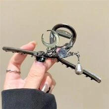 2024 New High-End Chinese Style Retro Hair Claw Large Hair Accessory For Women Claw Clips Hair Clips Hair Jaw Clip Hair Clamps Hair Clutch Hair Catcher Clip Fall Winter Hair Accessories For Women For Vacation Outfits Woman - Multicolor - View 6
