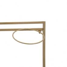 ZhdnBhnos LINSIE Flower Display Stands With 12 Buckets, Flower Buckets For Cut Flowers 3 Layers Movable Plant Display Stand 12 Cut Flowers Container Heavy Duty Moving Iron Plant Cart Shelf On Wheels For Patio Lawn Garden Flower Bar (SQ-2) The Best Gift/Present For Family&Friends Happy Christmas - 金色 - 查看 7