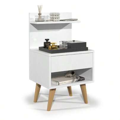 Criado Mesa Lateral Para Celular Quarto Sleep Estilo Retrô