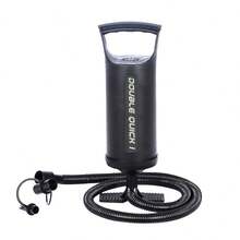 12-Inch Dual-Direction Hand Pump, Air Mattress Inflator, Inflatable Toy & Pool Accessories Air Pump - Black - View 12