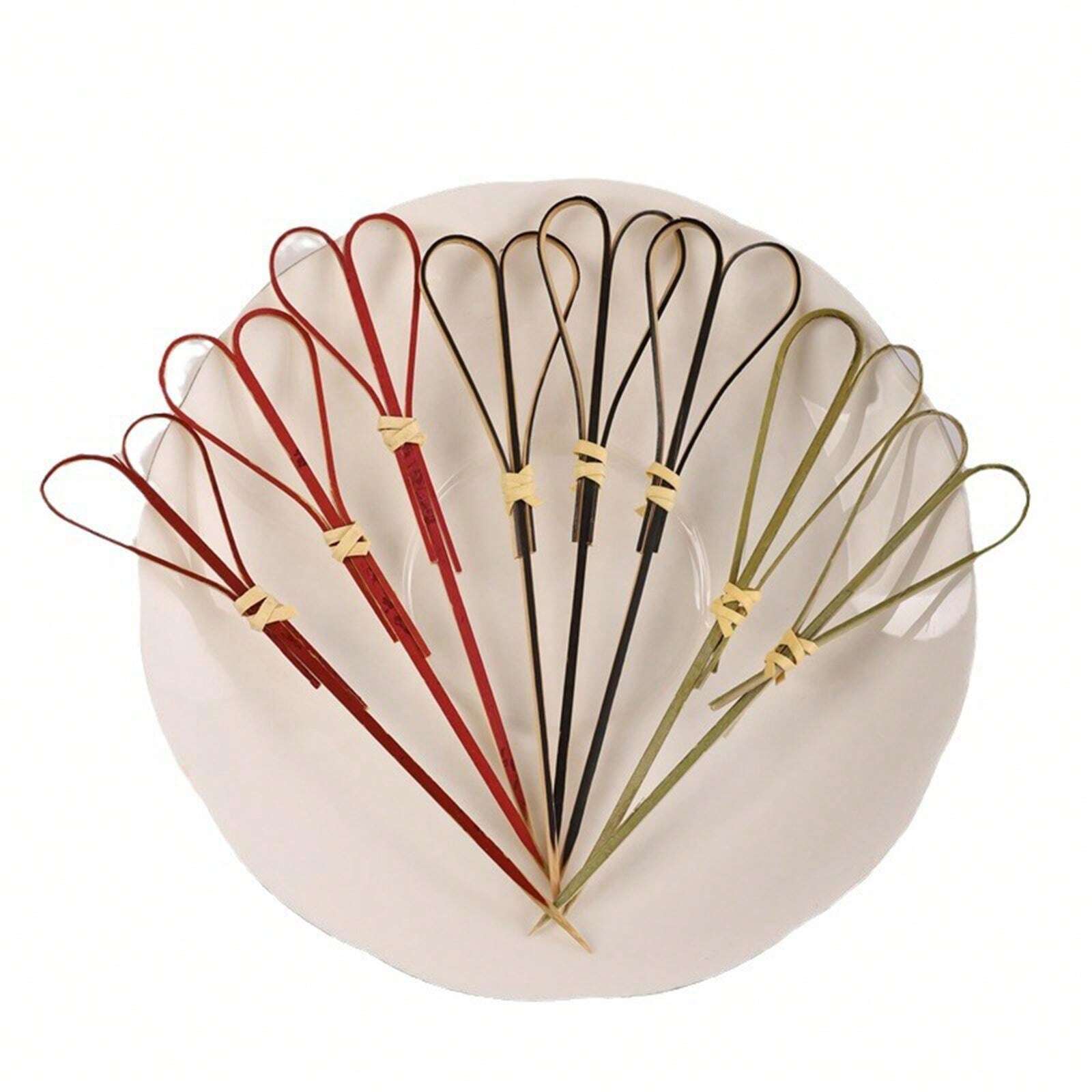 Bamboo Fruit Picks, Cocktail Skewers, Wedding Appetizer Forks