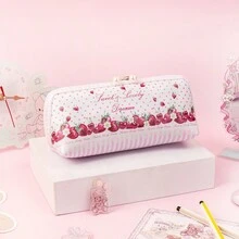 1pc Fashionable New Large Capacity Student Pencil Case, Cute Pencil Bag - Multicolor - View 2