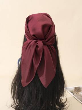 1 Stück 70cm einfarbiges quadratisches Tuch Bandana