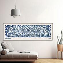 1pc Abstract Horizontal Bauhaus Wall Art - Nautical Blue & Colorful Geometric Poster, Unframed Canvas Print, Suitable For Living Room, Bedroom, Dining Room Decor Gifts Birthday Graduation Coastal Decor Coastal Decor Beach Decor - Multicolor - View 8