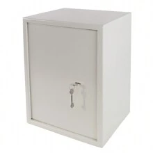 Froadp Security Safe With Double Bit Lock, Wall Mounted Safe With 2 Keys And Fixing Screws, Home Security Box - Màu be - Xem 4