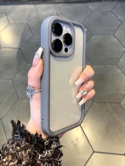 Simple Transparent Acrylic Phone Case Compatible With IPhone 17 Pro Max/17 Pro/17 Air/17/16 Pro Max/16/16 Pro/16 Plus/16E/15/15 Plus/15 Pro/15 Pro Max/11/12/13/14 Pro Max/11 Pro/11 Pro Max/12 Pro/12 Pro Max/13 Pro/13 Pro Max/7 Plus/14 Pro/14 Pro Max/14 Plus Hard Case