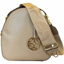 New Ridge Logogram Medium Shoulder Bag Sandalwood 2000217 Moonlight - Màu nâu  Mocha - Xem 4