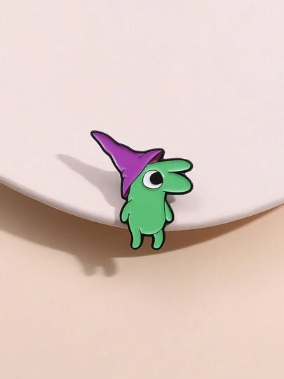 1pc Cartoon Character Inspired Funny Brooch Pin, Suitable For Men And Women Daily Wear