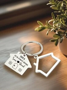 1 móc khóa đá quý tùy chỉnh theo tháng sinh có tên, mặt dây chuyền móc khóa ngôi nhà mô phỏng sáng tạo, móc khóa mô hình ngôi nhà trống, mặt dây chuyền quà tặng có gắn thẻ bất động sản, móc khóa bằng thép không gỉ cá nhân hóa dành cho nam nữ có 1-5 con, mặt dây chuyền gia đình tùy chỉnh, quà tặng cho mẹ, móc khóa tên tùy chỉnh, quà tặng sinh nhật, giáng sinh, halloween, ngày của mẹ, quà tặng ngày của cha, quà tặng cho các cặp đôi, cha mẹ, bạn thân, con gái và con trai - Phong cách 2 - Xem 5