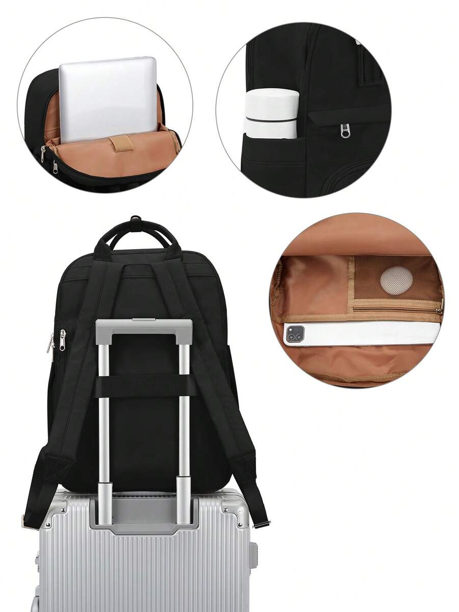 Floless Laptop Backpack For Women Fits 14/15.6 Inch Laptop, Fashion