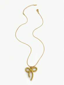Monlansher 1pc Women Stainless Steel Beaded Necklace With Seashell, Starfish & Conch Pendants, Casual Ocean-Inspired Style, Fashion Layered Lightweight Luxury Everyday Wear