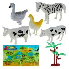 Plastic Farm Animals Kit 7PCs - Nhiều màu - Xem 3