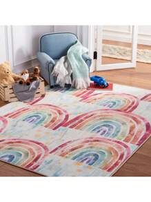 Safavieh Kids Playhouse 252 Power Loomed Machine Washable Rug - Blue - View 1