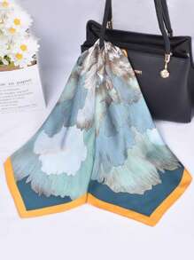 1 Máy Tính Nữ Họa Tiết Hoa Boho Bandana Thanh Lịch Mượt Khăn Vuông Thời Trang Quấn Đầu - Nhiều màu - Xem 1