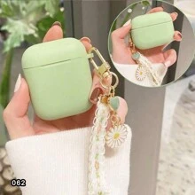 Funda Protectora Para Auriculares En Forma De Corazón Compatible Con La Funda De Airpods, A Prueba De Golpes Y Arañazos, Color Rosa