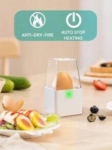 PANCERKA Rapid Egg Cooker, Electric Egg Cooker, Soft, Medium, Hard Boiled Egg With Auto Shut Off Feature