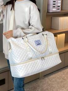 حقيبة تخزين متسعة بيج للأمتعة، خفيفة الوزن قابلة للطي، متسعة، حقيبة سفر وإقامة عطلة نهاية الأسبوع، حقيبة مستشفى، حقيبة سفر، حقيبة يد، حقيبة جمنازيوم، حقيبة أمتعة، حقيبة يد للعطلات والأنشطة الخارجية والأعمال والدراسة للرجال والنساء من طراز موحد، حقيبة مبطنة، حقيبة أسفل مزركشة، حقيبة كتف مزركشة، حقيبة يد عبر الجسم، حقيبة سفر، حقيبة أمتعة، حقيبة كلية، حقيبة أمتعة بلون وردي للشتاء