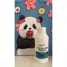 1 pieza Juego de pintura acrílica fluorescente de 100ml, pintura acrílica de color perlado metálico, impermeable para muñecas de yeso